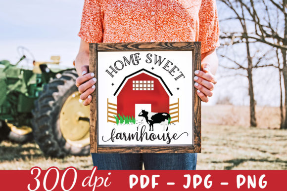 Reviewing Home Sweet Farmhouse PNG, JPG, PDF for Embroidery